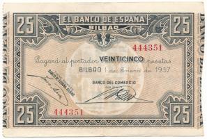 Spanyolország / Polgárháború / Bilbao 1937. 25P "444351" T:F
Spain / Civil War / Bilbao 1...