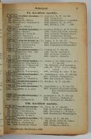 1938 Budapesti útmutató és címtár rendőrségi zsebkönyv, reklámokkal, sérült vászonkötésben, 460p