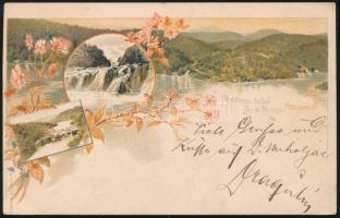 1898 2kr millenniumi díjjegyes levelezőlap 5kr díjkiegészítéssel Romániába küldve, "PAKRACZ-BAR...