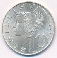 Ausztria 1971. 10Sch Ag T:AU,XF 
Austria 1971. 10 Schilling Ag C:AU,XF 
Krause KM#2882