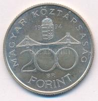 1994. 200Ft Ag "Deák" T:AU,XF
Adamo F13.1