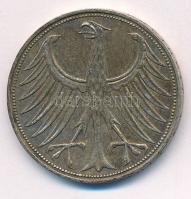 Német Szövetségi Köztársaság 1965J 5M Ag T:AU,XF patina
Federal Republic of Germany 1965J 5 Mark Ag...