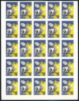 1970 Meteorológiai szolgálat I. vágott fél ív (25.000) / Mi 2580 imperforate half sheet of 25