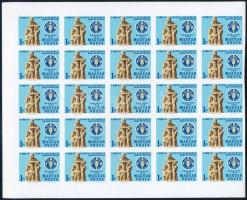 1970 FAO vágott fél ív (37.500) / Mi 2615 imperforate half sheet of 25