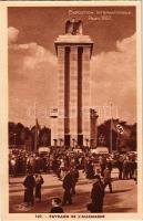 Exposition Internationale Paris 1937. Pavillon de l'Allemagne. Architecte M. Speer. Collaborate...