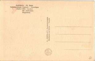 Exposition Internationale Paris 1937. Pavillon de l'Allemagne. Architecte M. Speer. Collaborate...