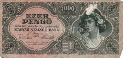 1930-1945. 9db klf pengő és korona bankjegy T:vegyes