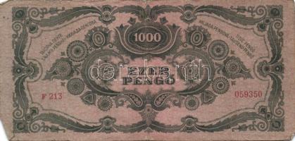 1930-1945. 9db klf pengő és korona bankjegy T:vegyes