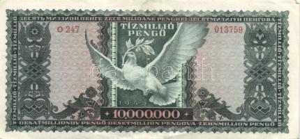 1930-1945. 9db klf pengő és korona bankjegy T:vegyes