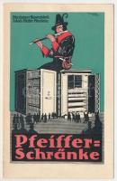 Pfeiffer-Schränke. Pforzheimer Kassenfabrik Jakob Pfeiffer, Pforzheim / German cash register factory...