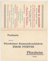 Pfeiffer-Schränke. Pforzheimer Kassenfabrik Jakob Pfeiffer, Pforzheim / German cash register factory...