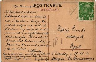 1915 Tobelbad / Styrian sanatorium advertising art postcard with lady playing golf. Kunossy Műintéze...