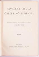 Reviczky Gyula összes költeményei. Sajtó alá rendezte és bevezetéssel ellátta: Koroda Pál. Bp., é.n....