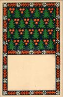 Karácsony. Az Országos Magyar Királyi Iparművészeti Iskola levelezőlapjai. Rigler József Ede r-t. 20...