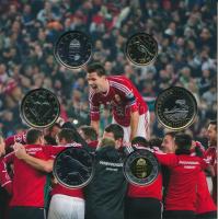 2016. 5Ft-200Ft (6xklf) forgalmi sor + "MLSZ (Magyar Labdarúgó Szövetség)" Cu-Ni-Zn emléké...