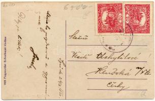 1920 Szürte, Szjurte; református paplak. Fogyasztási Szövetkezet kiadása / Calvinist vicarage (ázott...