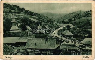 1940 Toronya, Toronany, Toruny, Torun (Máramaros); látkép, automobil. Heimovits Hermann kiadása / ge...