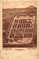 Munkács, Mukacheve, Mukacevo; Baracken-Spital / Barakk kórház, kórházvonat. Klösz György és Fia kiad...