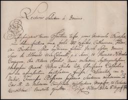 1794. aug. 8. Óbuda, Juhász Nepomuk [János] (Nepomucenus Juhász) premontrei szerzetes, pap által kiá...