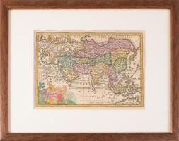 (Ázsia nyelvi térképe) Christoph &amp; Johann Christopf Weigel 1745. Asiae nove delineatio. Szín...