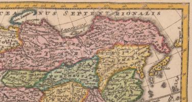 (Ázsia nyelvi térképe) Christoph &amp; Johann Christopf Weigel 1745. Asiae nove delineatio. Szín...