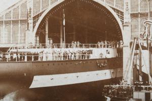 1895 SMS Monarch, az Osztrák-Magyar Cs. és Kir. Haditengerészet (K. u. k. Kriegsmarine) Monarch-oszt...