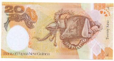 Pápua Új-Guinea 2008. 20K "ZZZZ0003934" "35 éves a Pápua Új-Guinea Bank" emlékki...