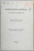 Moravcsik Gyula: A csodaszarvas mondája a bizánci íróknál. A szerző, Moravcsik Gyula (1892-1972) biz...