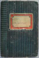 1934-1948 Rákospalota, "276. sz. Szent Ágoston" cserkészcsapat pénztárkönyve benne rengete...