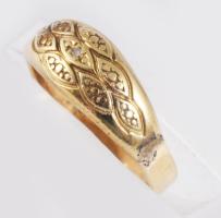 14k arany (Au) gyűrű j.n. 1,8g m: 56
