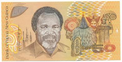 Pápua Új-Guinea 1989. 50K "HTV 080238" T:UNC
Papua New Guinea 1989. 50 Kina "HTV 080...