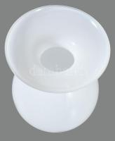 Tejüveg vintage váza, hibátlan, m: 18 cm