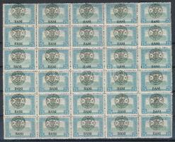 Kolozsvár 1919 Parlament 75f 30-as tömb lemezhibákkal
Signed: Bodor