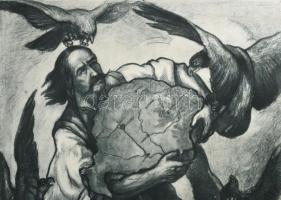 Helbing Aranka (1898-1974): Hess! Ez az én földem. (...). Irredenta propaganda plakát, kiadja Magyar...