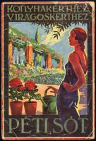 cca 1935 "Konyhakerthez, virágoskerthez pétisót" Gönczi-Gebhardt Tibor (1902-1994) grafiká...