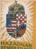 Tary Lajos (1884-1972): Szózat. Nagyméretű irredenta plakát. Litográfia, papír, jelzett a plakáton. ...