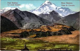 Mount Kazbek, Le mont Kasbek. Vues de Caucase
