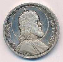 1938. 5P Ag "Szent István" T:AU,XF patina
Adamo P8.1