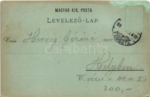 1899 Budapest XIV. Városliget, Ős-Budavára este holdfényben, Mulató, Ősbudavári Kolbászgyár, sörfőzd...