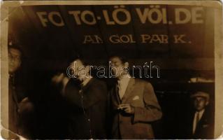 Budapest XIV. Városliget, Angol Park vidámpark, Fotó-Lövölde, céllövölde. photo (r)