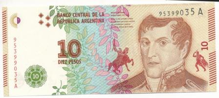 Argentína 2016(DN) 10P "95399035 A" T:UNC
Argentina 2016(ND) 10 Pesos "95399035 A&qu...