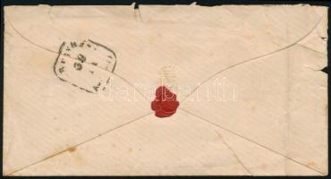 1871 Réznyomat 5kr + 15kr ajánlott levélen, főnemesi címzettnek "DEBRECZEN" - Karász