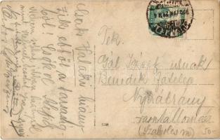 1922 Budapest XIV. Városlgiet, Angol Park vidámpark, Magyar Falu. Diskay felvétele, photo (fl)