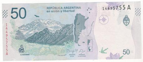 Argentína 2018(DN) 50P "14495755A" T:UNC
Argentina 2018(ND) 50 Pesos "14495755A&quot...