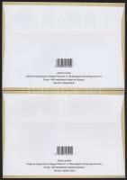 2022 150 éve állt szolgálatba az S.M.S. Leitha monitor normál és vágott blokkok 1-1 FDC-n, piros és ...