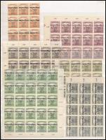 Nyugat-Magyarország IV. 1921 10 klf összefüggés (**479.000)
Signed: Bodor