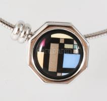 Frey Wille geometrikus mintás 4 darabos ékszer szett: Cabochon fülbevaló, Miss gyűrű, Ballerina kark...