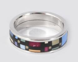 Frey Wille geometrikus mintás 4 darabos ékszer szett: Cabochon fülbevaló, Miss gyűrű, Ballerina kark...