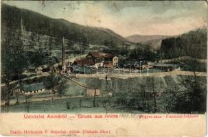 1904 Anina, Stájerlakanina, Stájerlak, Steierdorf; Frigyes akna, szénbánya. Hollschütz kiadása / Fri...