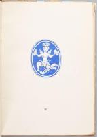 Kozma Lajos: - - szignetkönyve. Kner Imre előszavával. Gyoma, 1925, Kner Izidor, XVIII+2 p.+50 t. El...